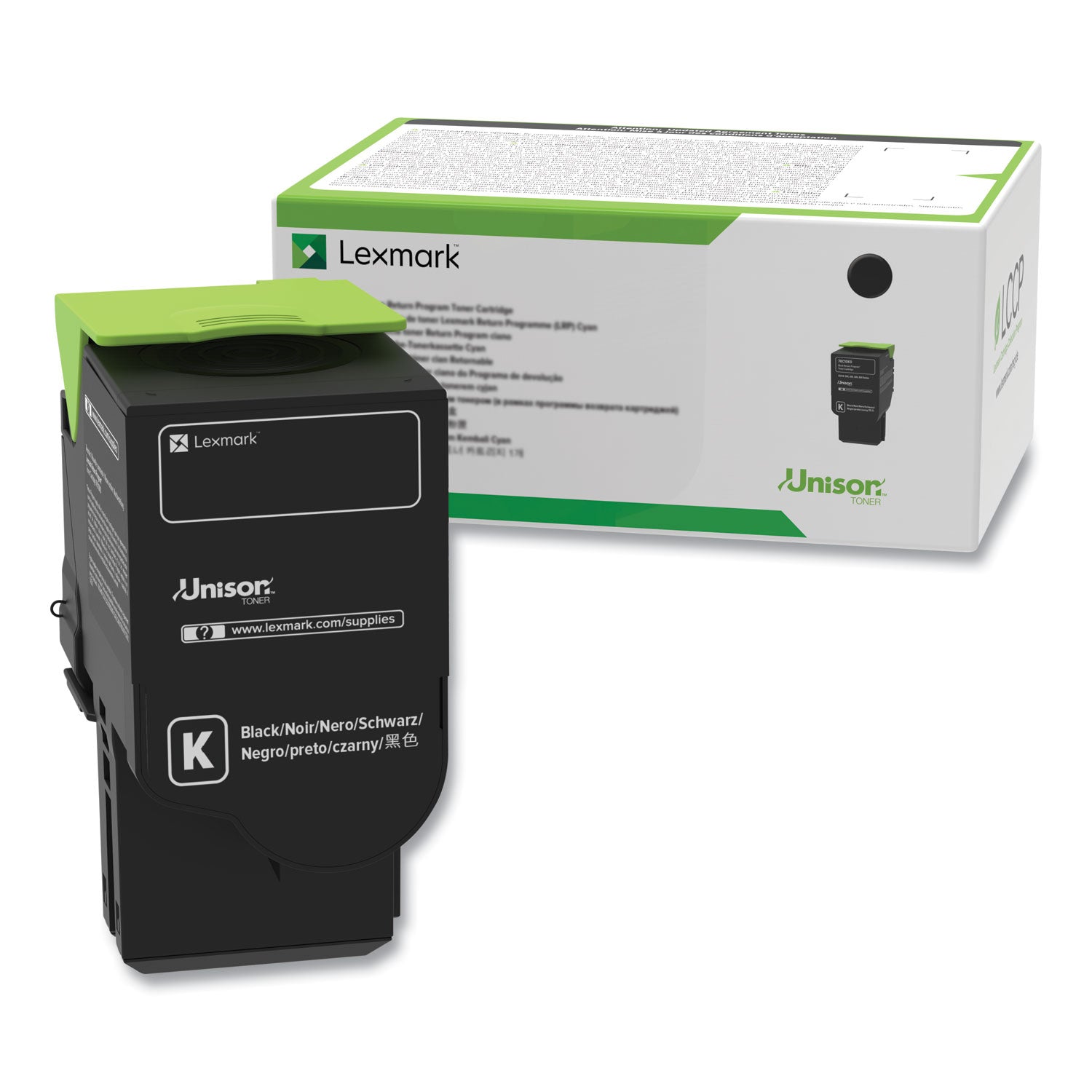 Lexmark™ 78C1XKE Extra High-Yield Toner, 8,500 Page-Yield, Black