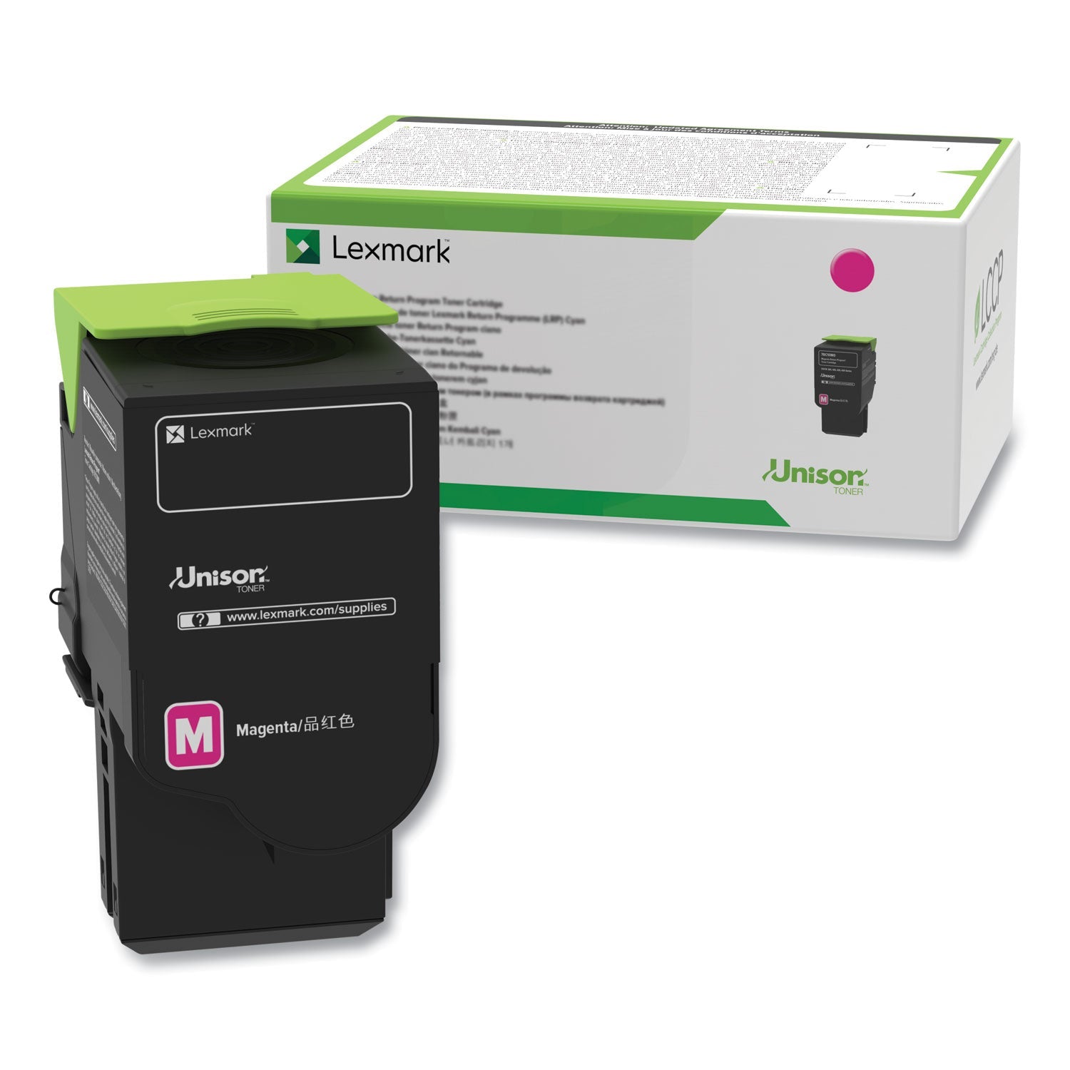 Lexmark™ 78C1XME Extra High-Yield Toner, 5,000 Page-Yield, Magenta - Bloom Skins
