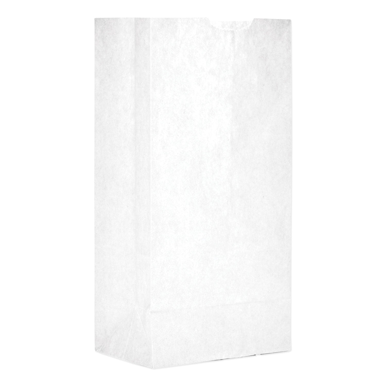 Ross & Wallace Paper Products Grocery Paper Bags, #4 Size, 5" x 3.13" x 9.88", White, 500/Bundle