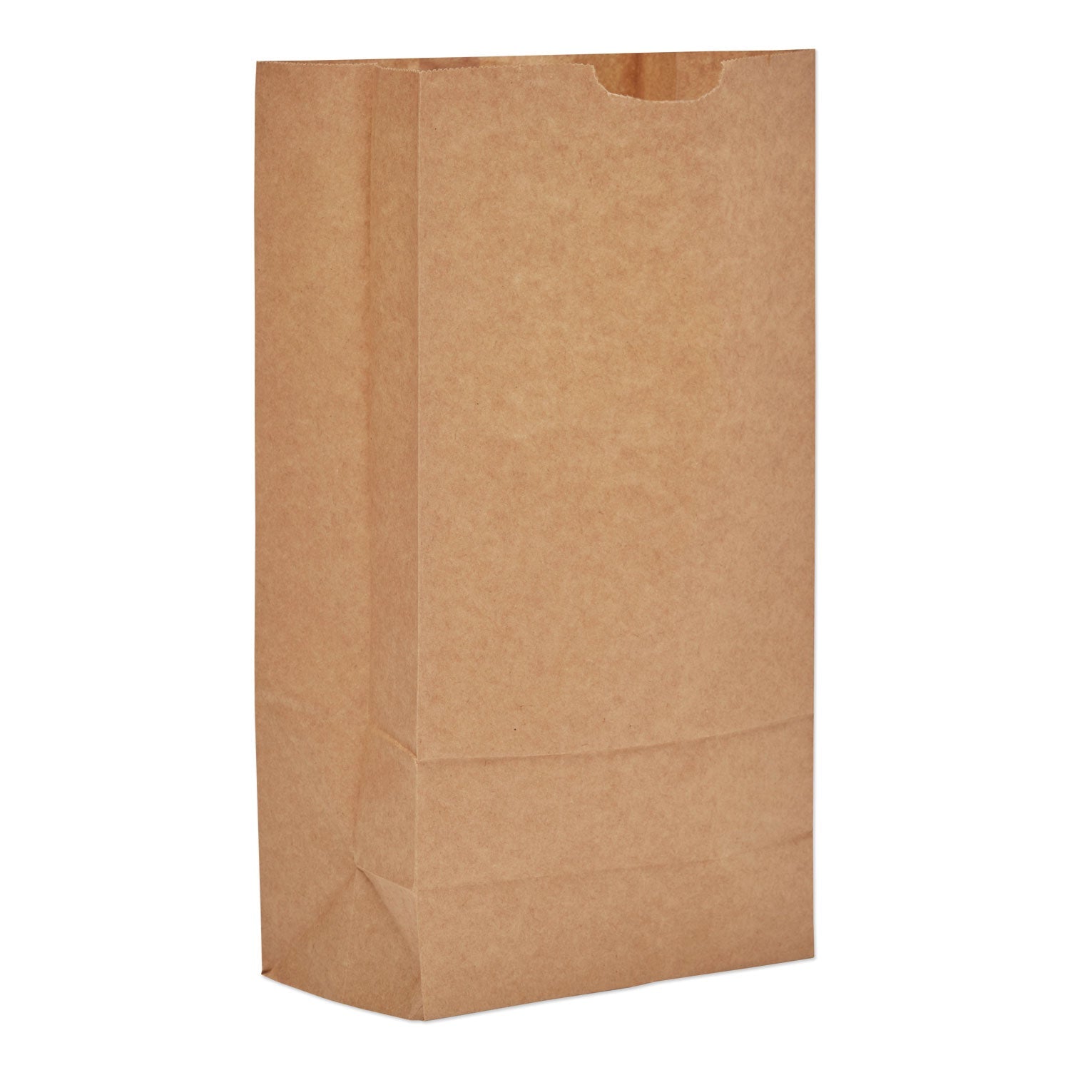 Ross & Wallace Paper Products Grocery Paper Bags, #10 Size, 7" x 4.38" x 13.75", Natural, 500/Bundle