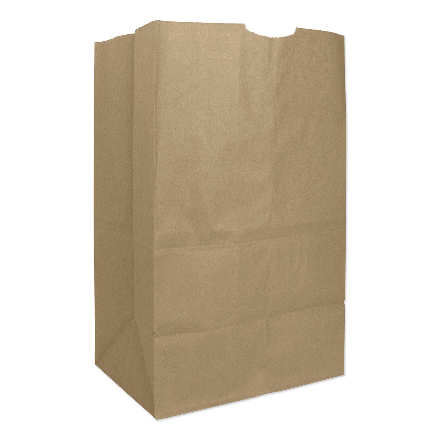 Ross & Wallace Paper Products Grocery Paper Bags, #20 Squat Size, Heavy-Duty, 8.13" x 5.88" x 12.5", Natural, 500/Bundle