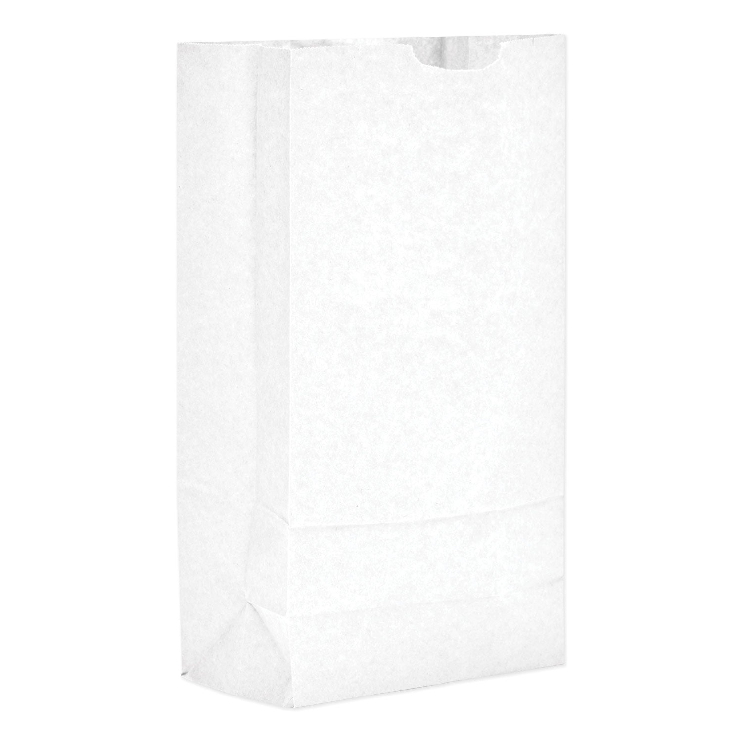 General Grocery Paper Bags, #10 Size, 6.31" x 4.19" x 12.38", White, 2,000/Bundle - Bloom Skins