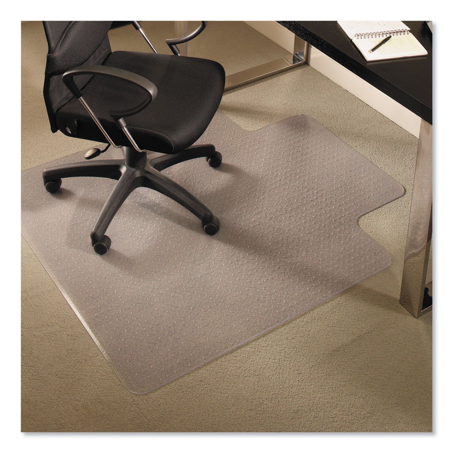 Everlife Chair Mats For Medium Pile Carpet | Lip