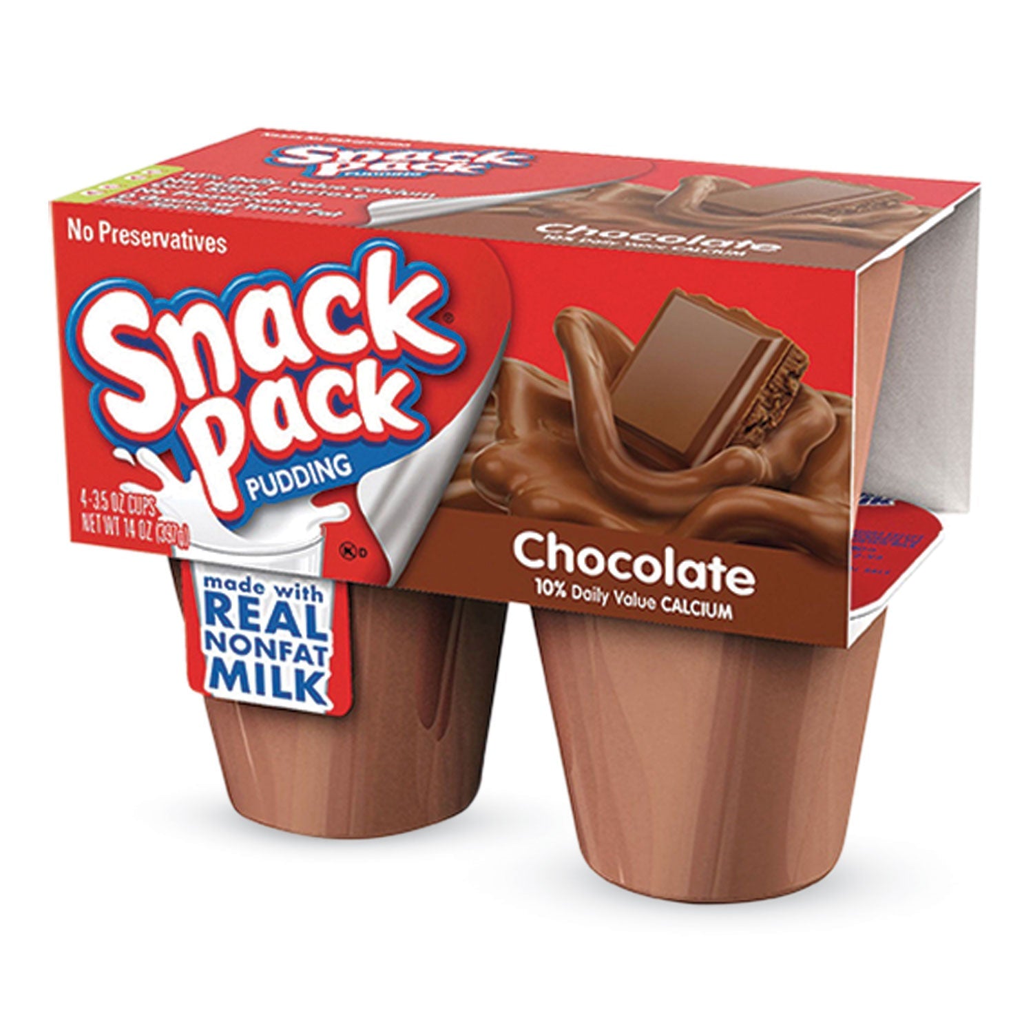 Chocolate Pudding Cups | Snack Pack, 48-Carton