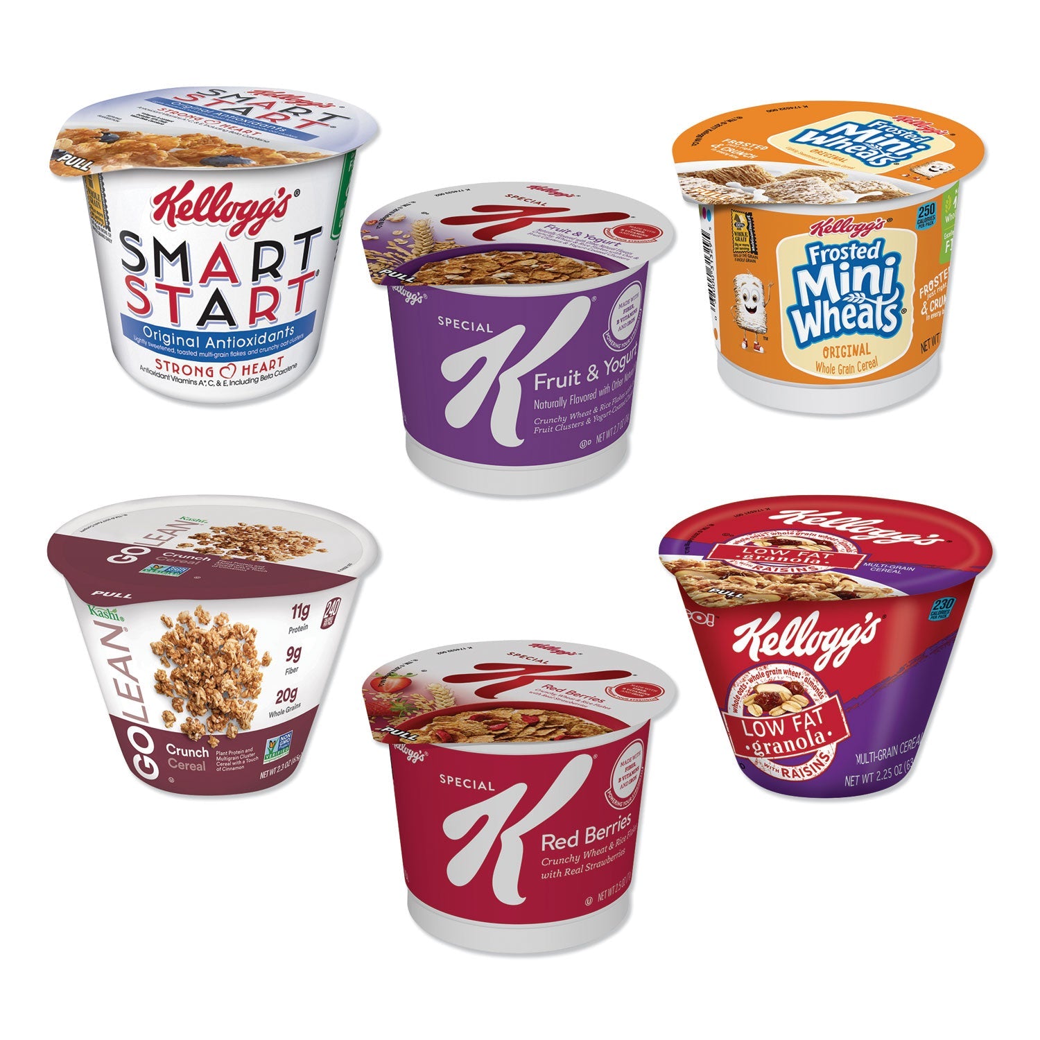 Kellogg's Breakfast Cereal | Wellness, 60-Cups
