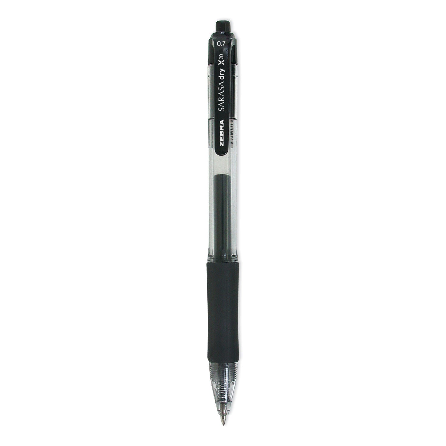 Sarasa Dry X20 Gel Pen | Black Ink, 12/Pack
