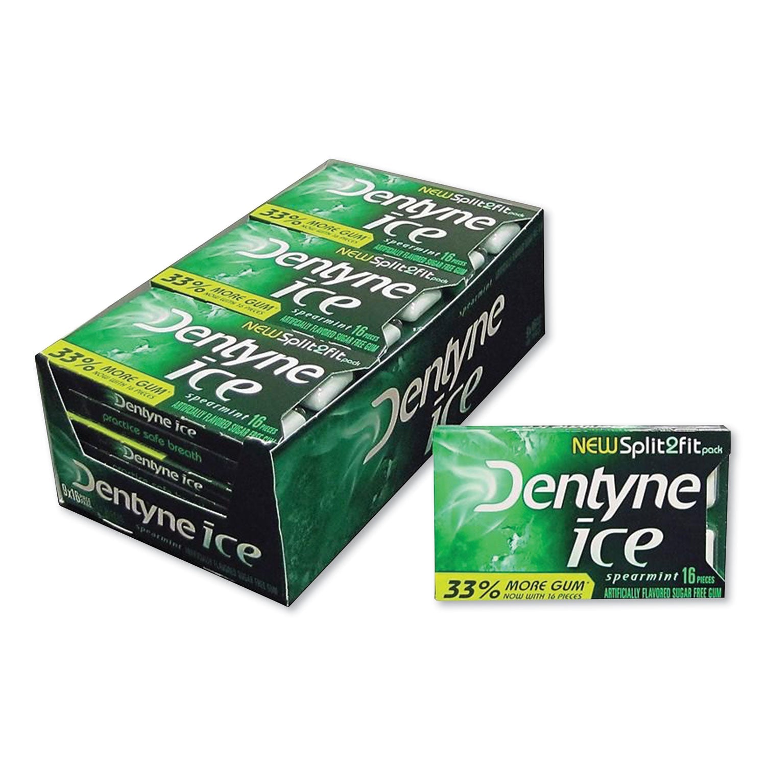 Sugarless Gum | Dentyne Ice® Spearmint 9-Pack