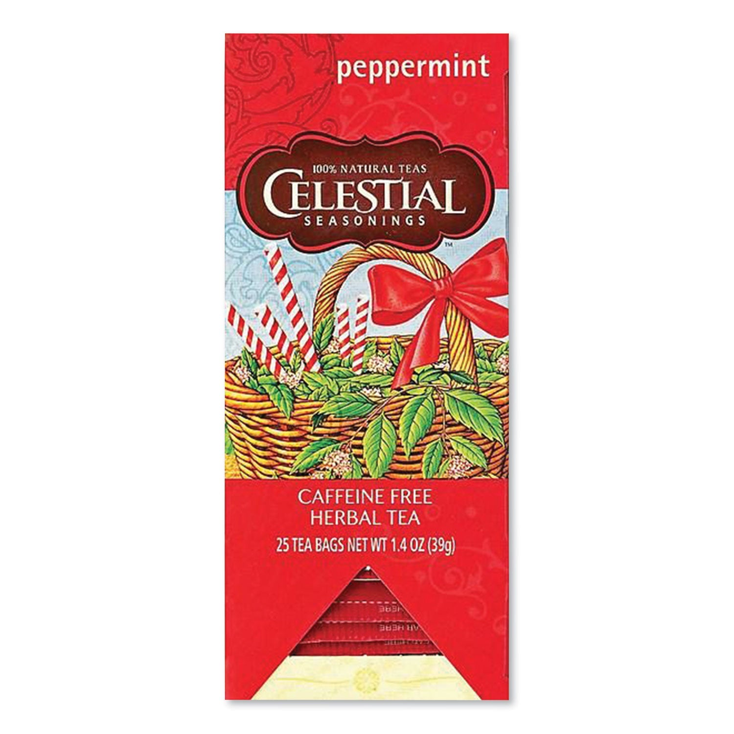 Celestial Seasonings® Tea, Herbal Peppermint, 25/box