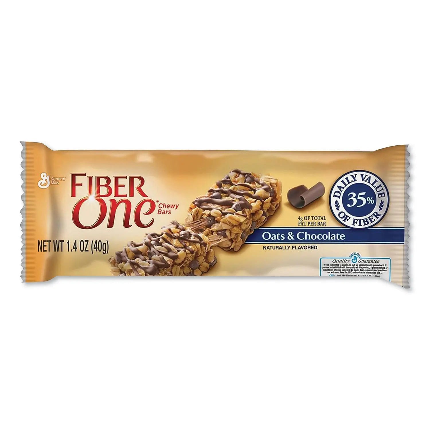 Fiber One® Chewy Bars, Oats And Chocolate, 1.4 Oz, 16/box