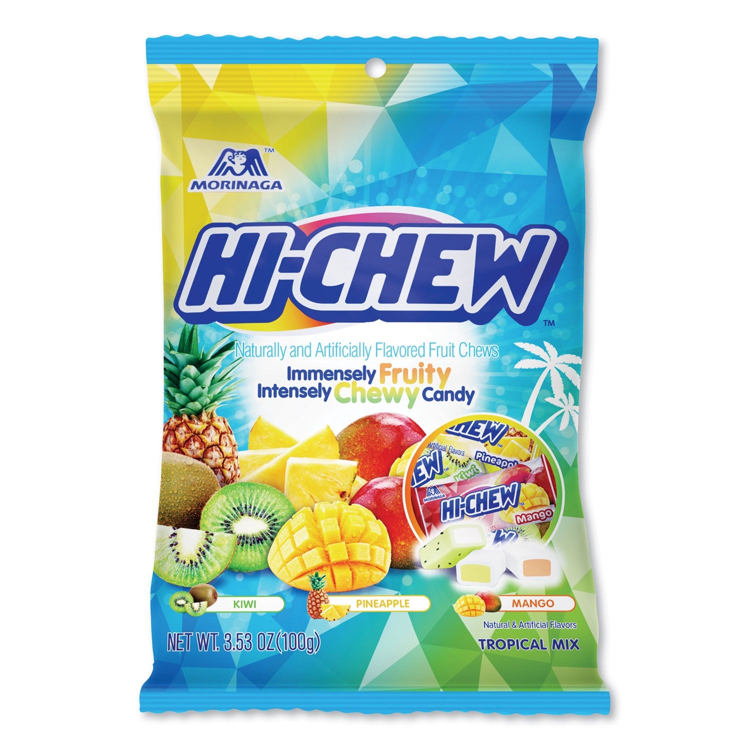 Fruit Chews | Hi-Chew Tropical Bag, 3.53 Oz
