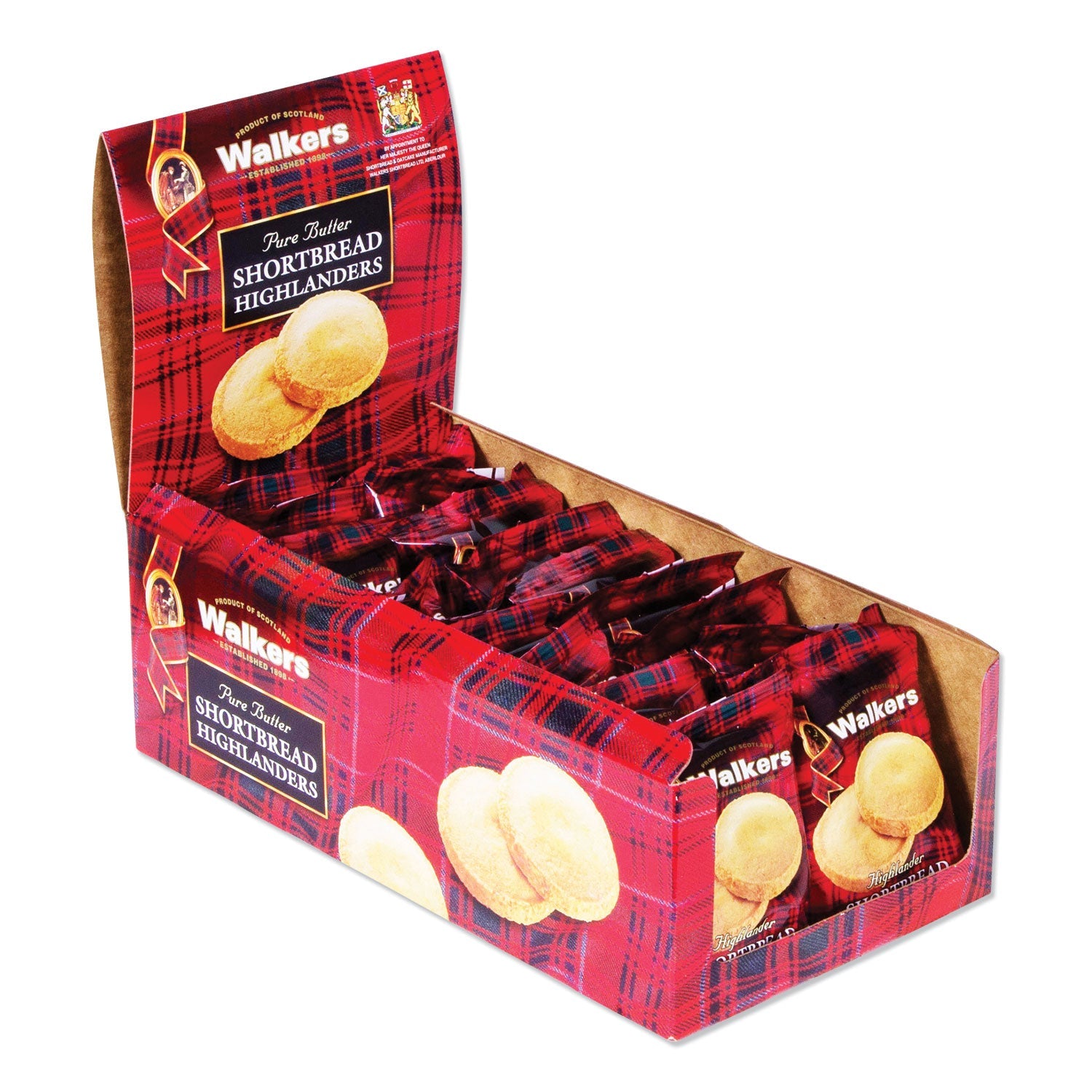 Walkers Shortbread Highlanders, 1.4 Oz, 18/box
