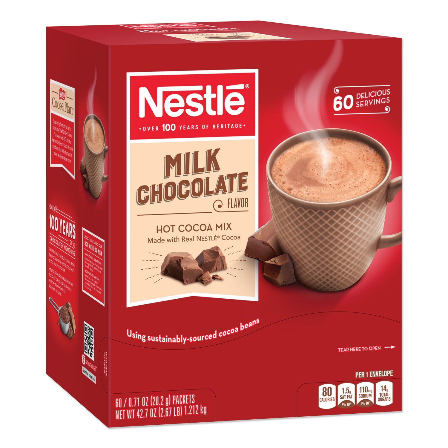 Nestlé Hot Cocoa Mix | Milk Chocolate 60 Packets