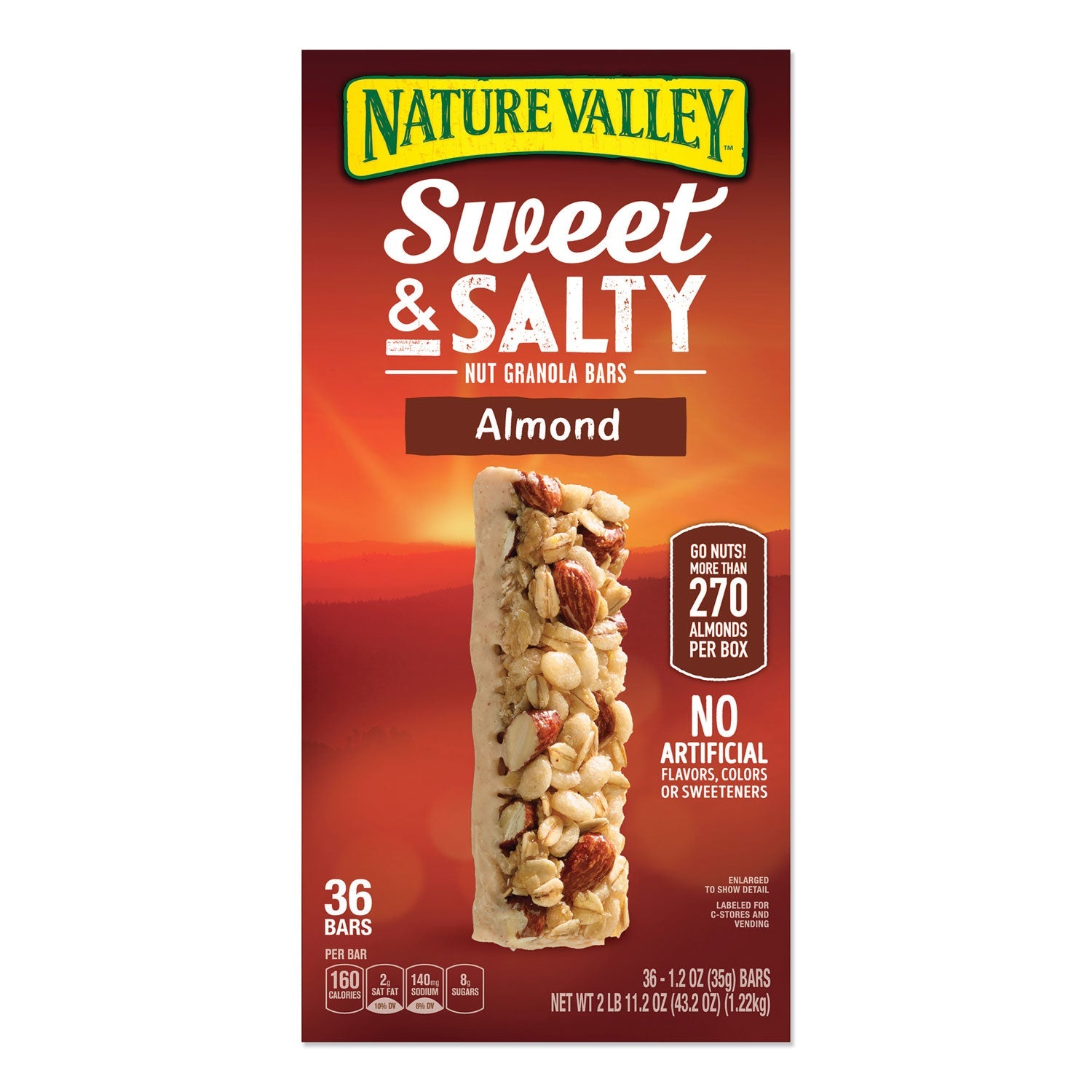 Granola Bars | Sweet & Salty Almond, 36/Box