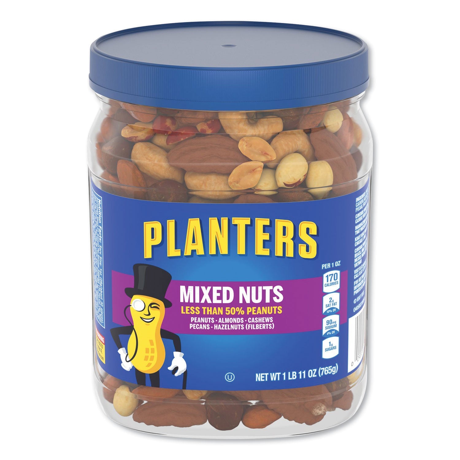 Planters® Salted Mixed Nuts, 27 Oz Canister