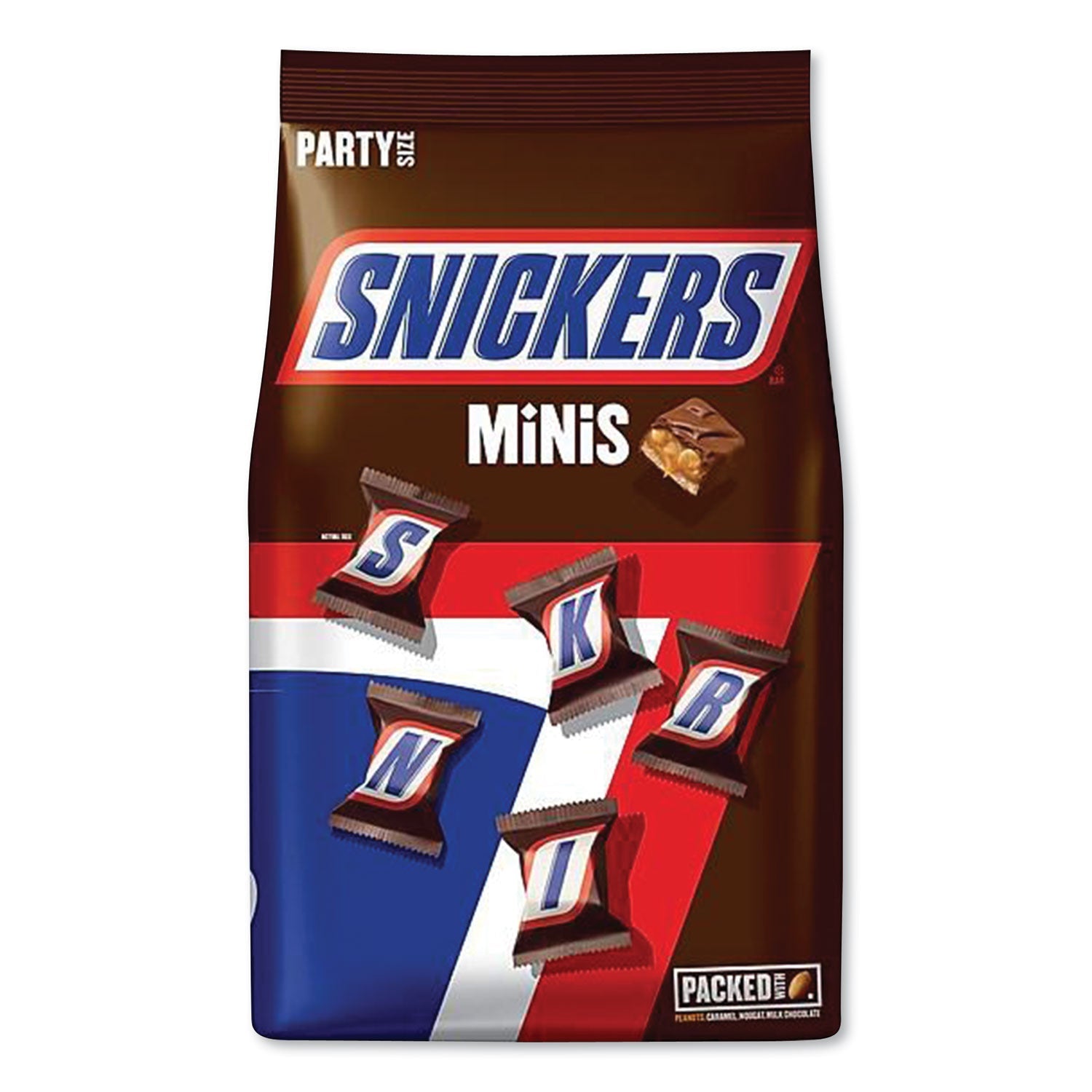 Snickers® Minis Size Chocolate Bars, Milk Chocolate, 40 Oz, 2/bundle