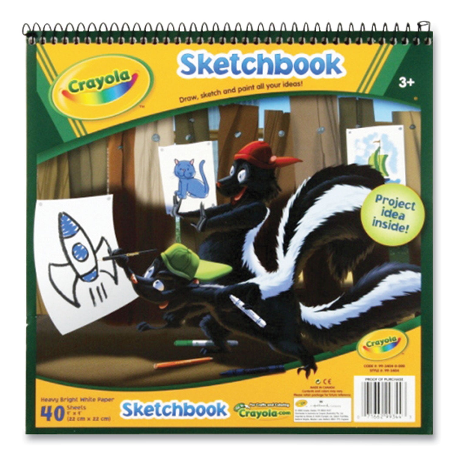 Animal Animations Wirebound Sketchpad | 9x9