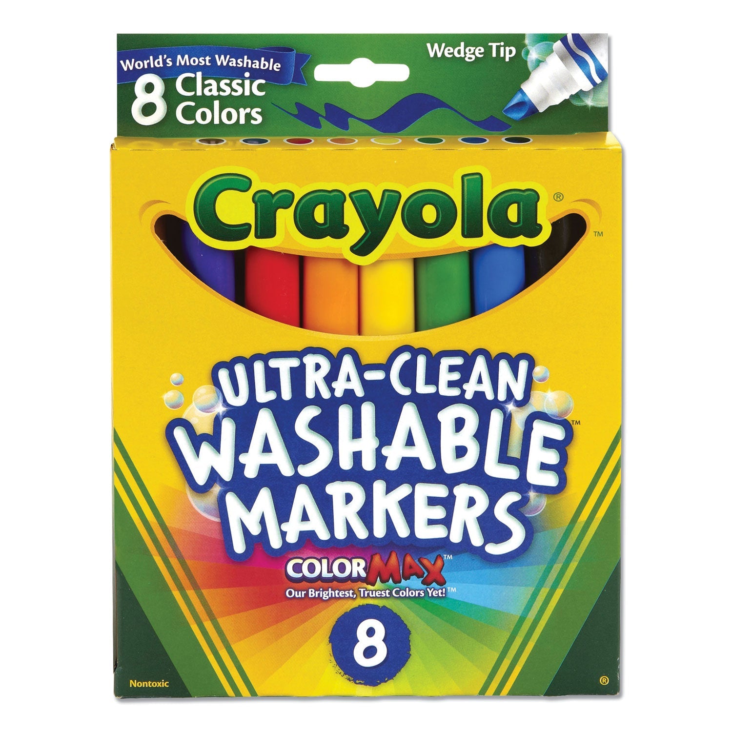 Ultra-Clean Washable Markers | 8-Box