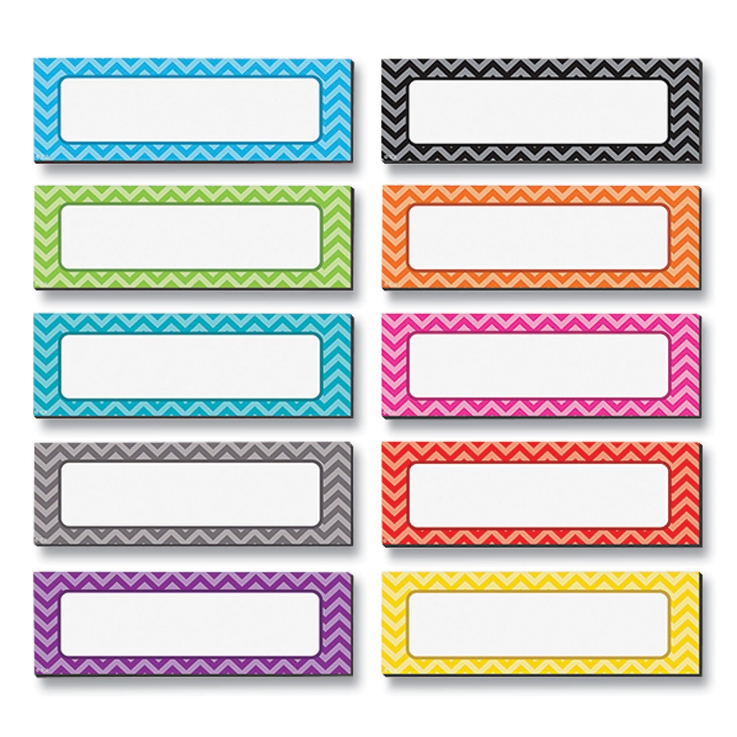 Chevron Magnetic Labels | Assorted, 20/Pack