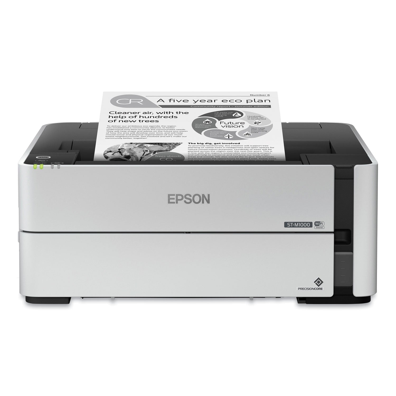 Epson® Workforce St-M1000 Monochrome Supertank Printer