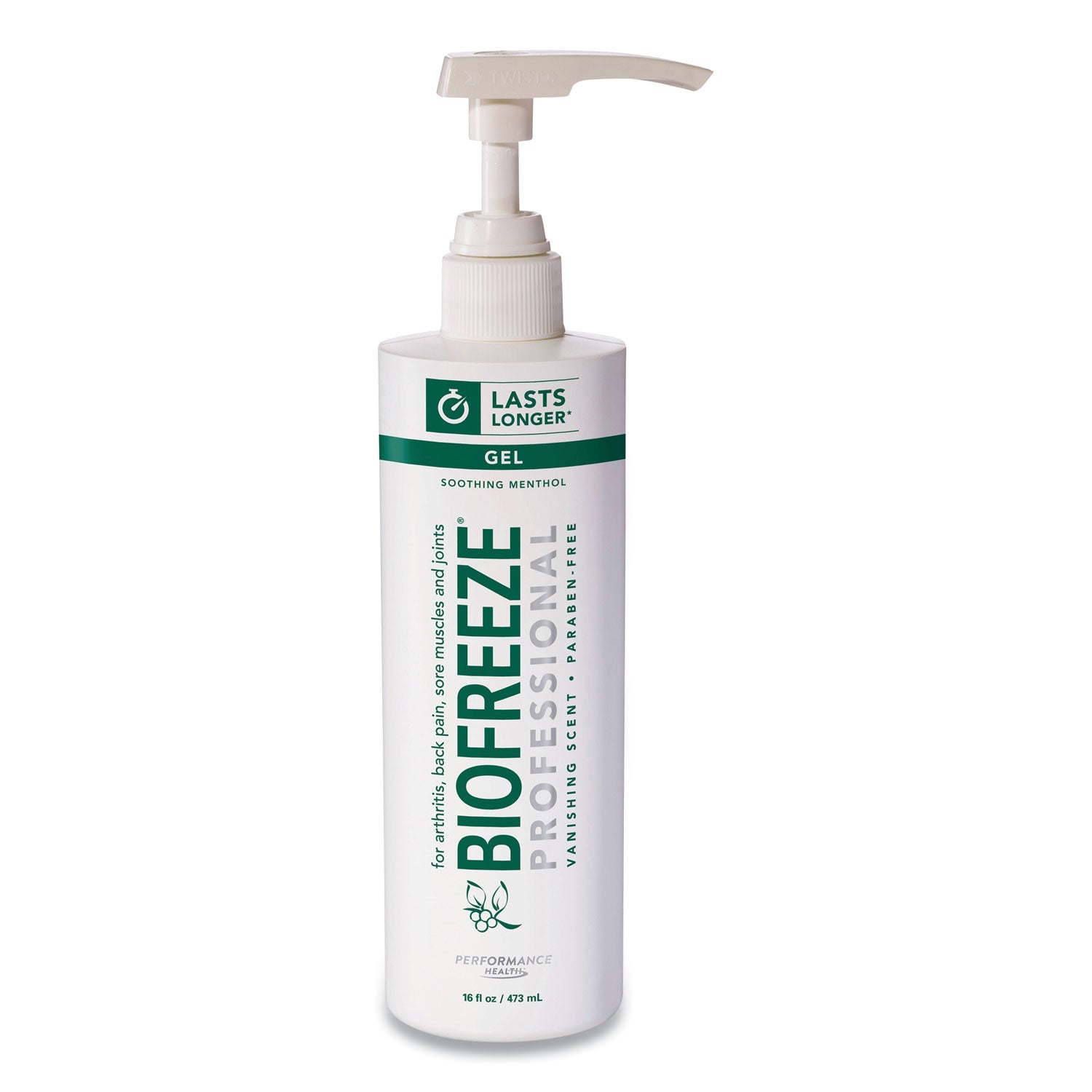 Professional Green Topical Analgesic Gel | 16 Oz