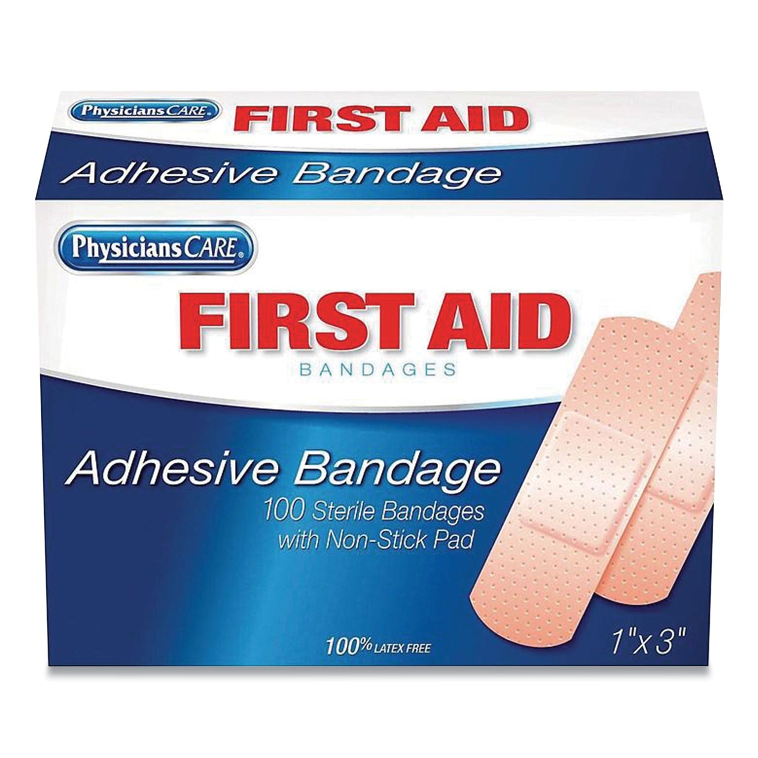 Adhesive Plastic Bandages | 1x3 100-Count