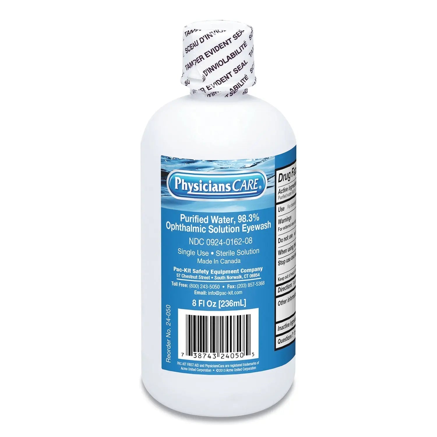 PhysiciansCare® by First Aid Only® Eye Wash, 8 Oz Bottle