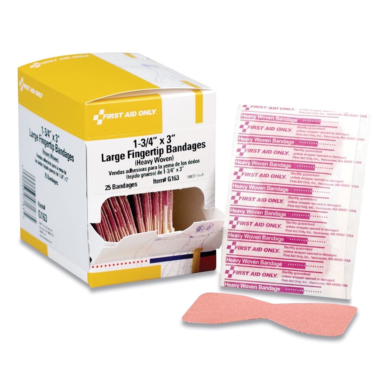 Heavy Woven Fingertip Bandages | 25-Box