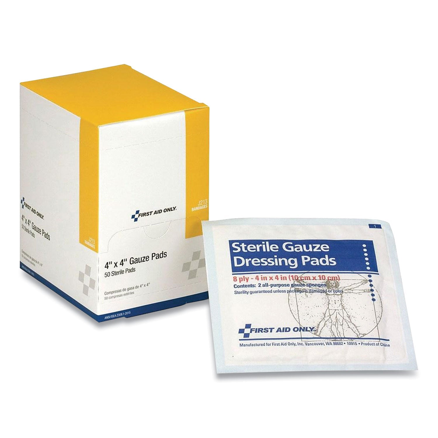 Sterile Gauze Pads | 4x4 8-Ply 50-Box