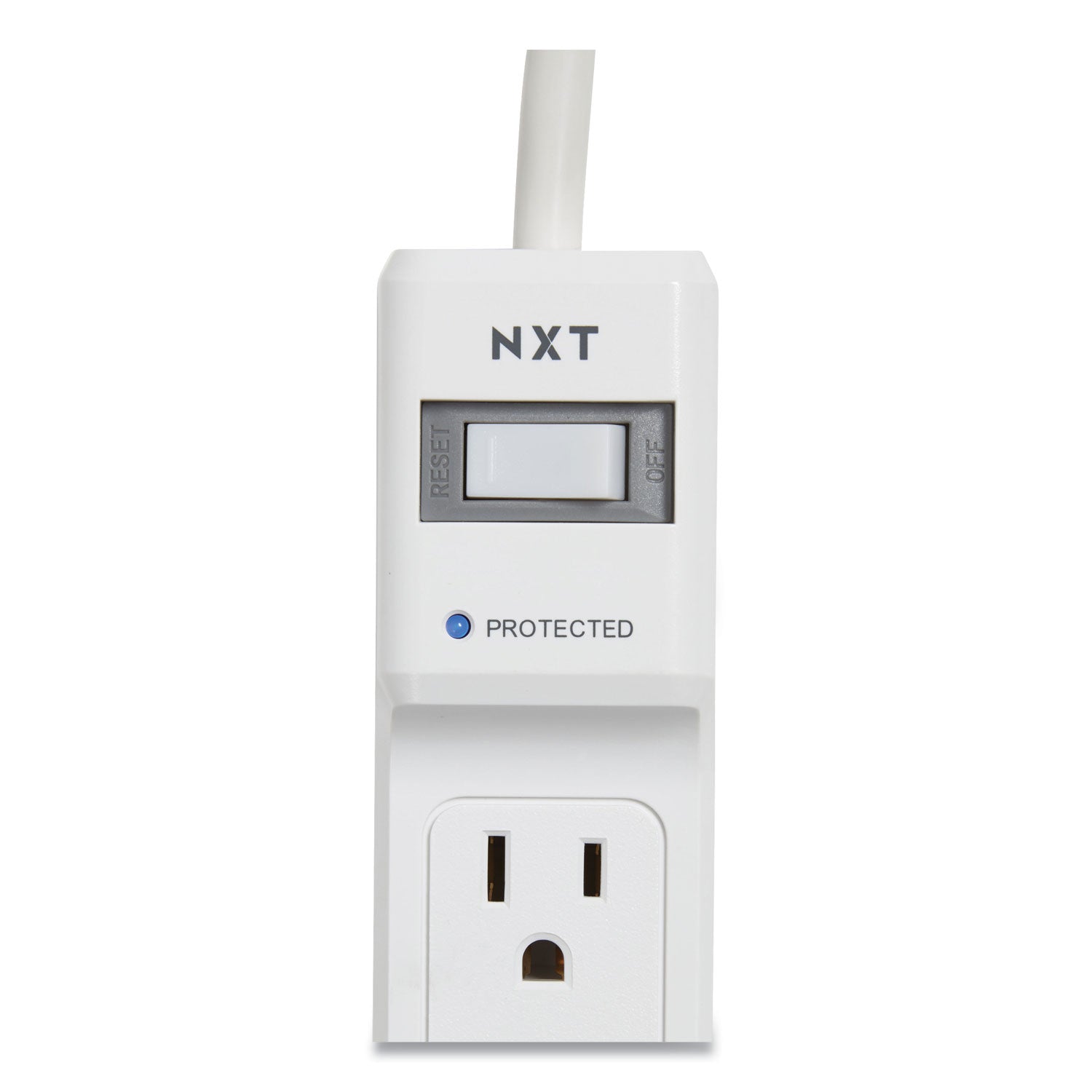 NXT Technologies™ Surge Protector, 6 Ac Outlets, 2.5 Ft Cord, 500 J, White, 2/pack