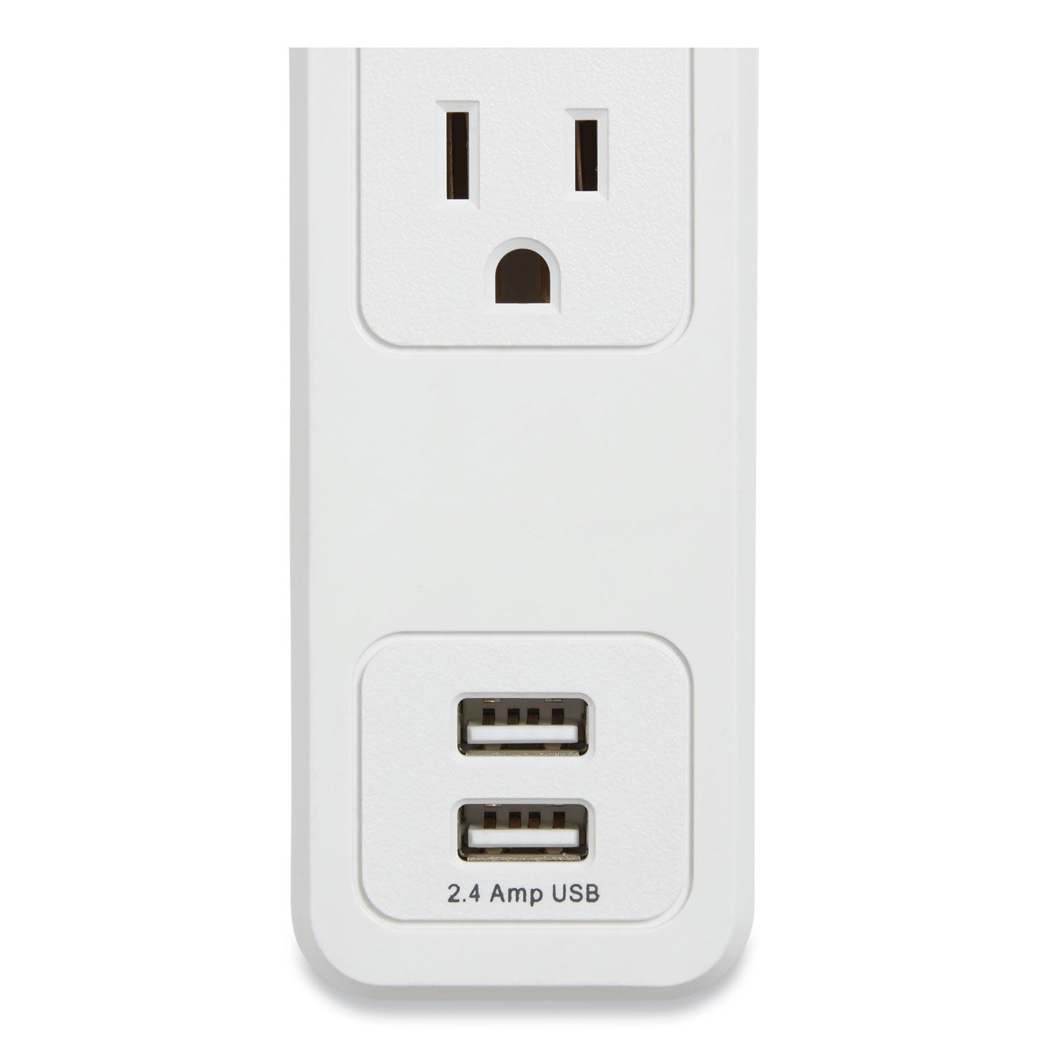 NXT Technologies™ Surge Protector, 4 AC Outlets/2 USB Ports, 3 ft Cord, 600 J, White - Bloom Skins