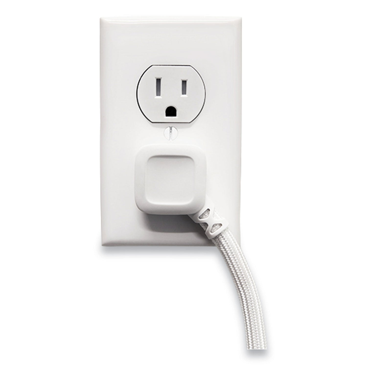 NXT Technologies™ Surge Protector, 4 AC Outlets/2 USB Ports, 3 ft Cord, 600 J, White - Bloom Skins