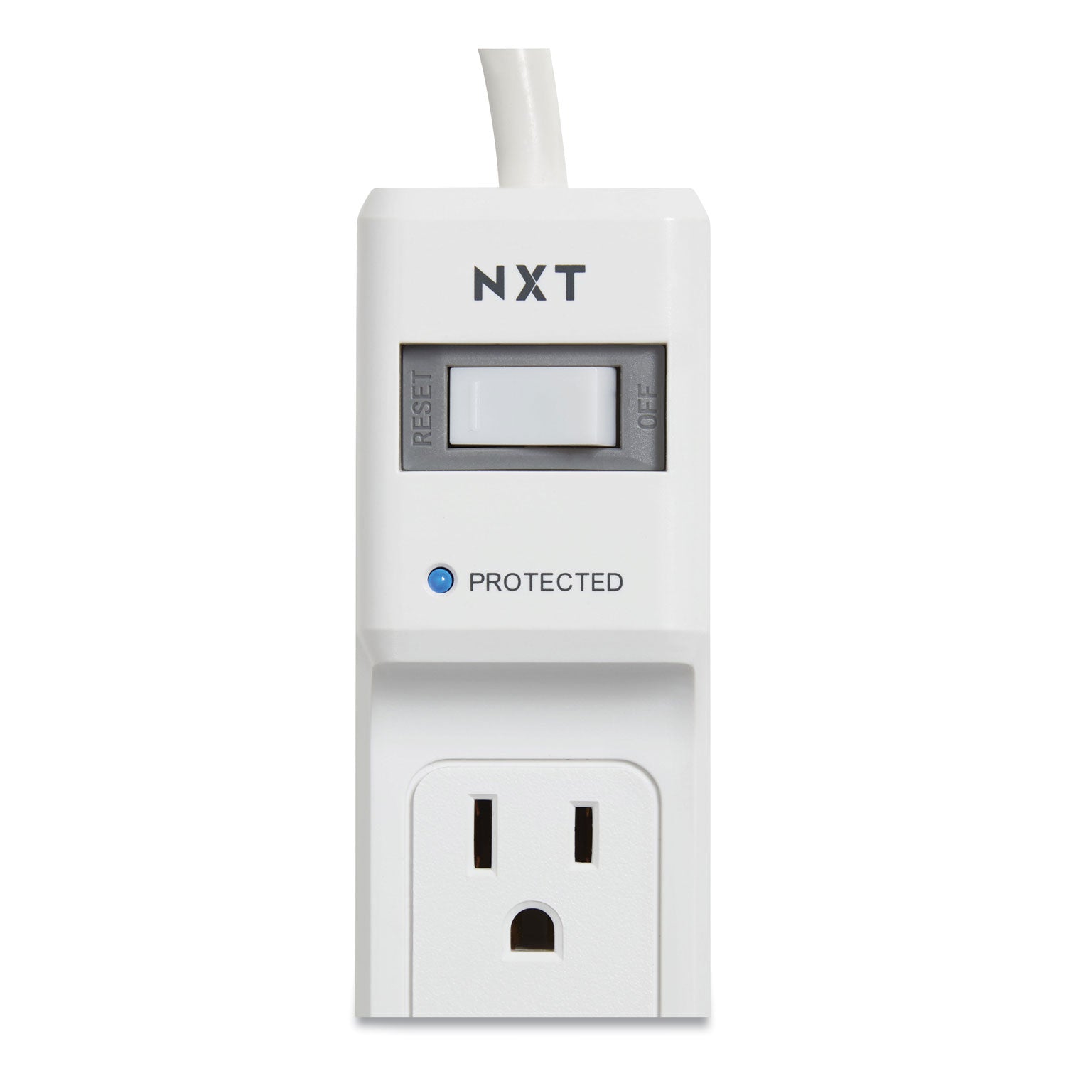 NXT Technologies™ Surge Protector, 6 Ac Outlets, 4 Ft Cord, 600 J, White