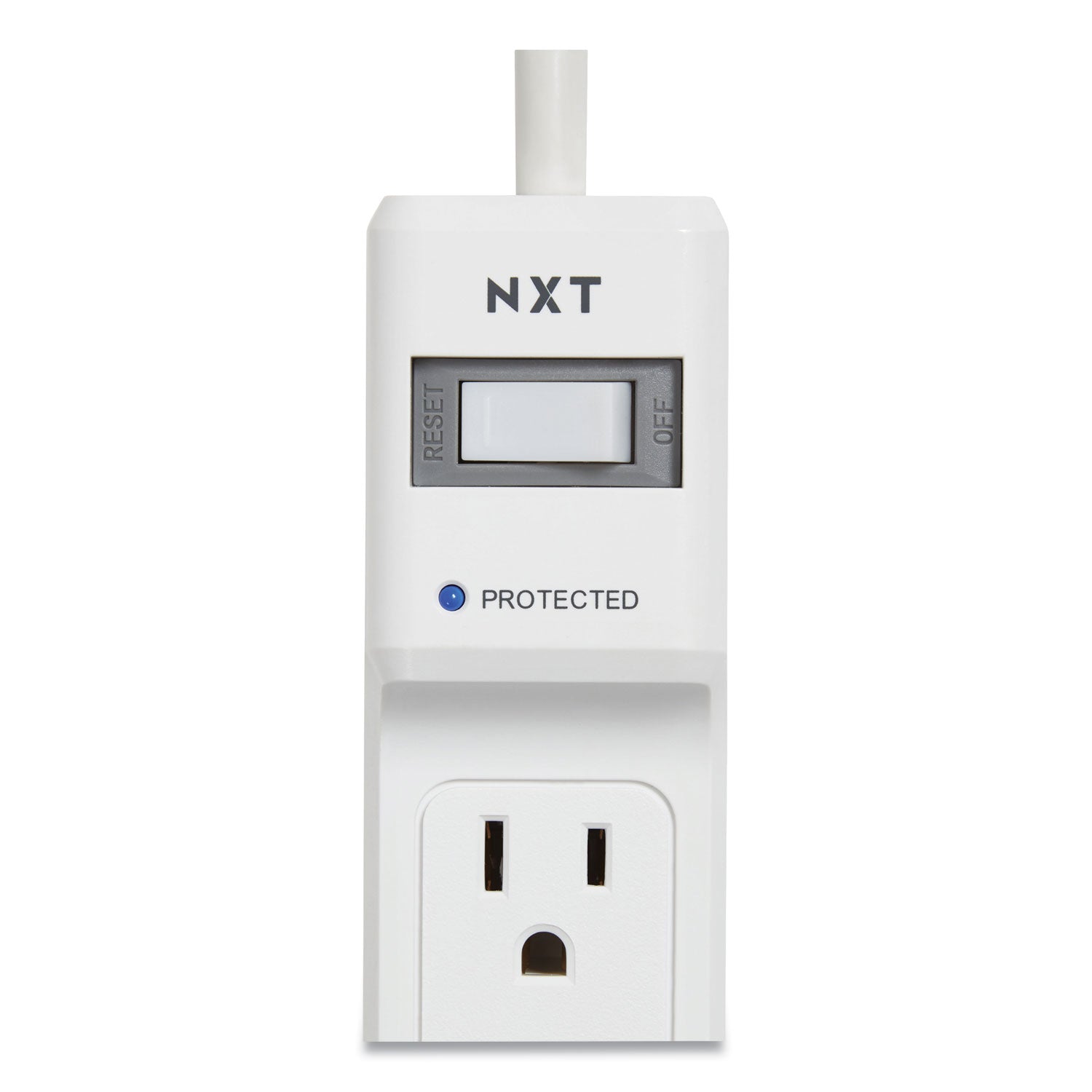 NXT Technologies™ Surge Protector, 6 Ac Outlets, 8 Ft Cord, 900 J, White