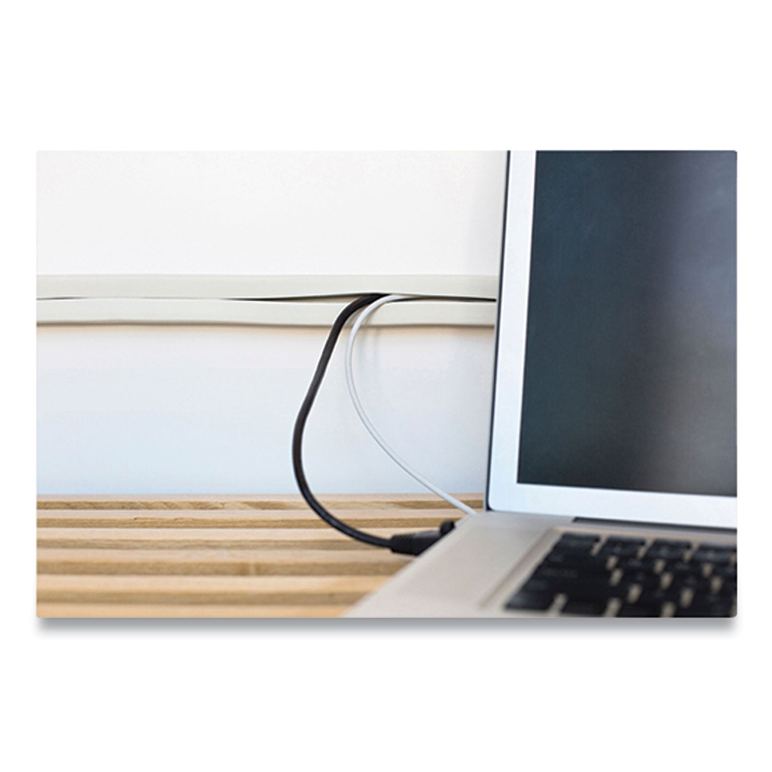 UT Wire® Cord Channel, 1" X 10 Ft, White