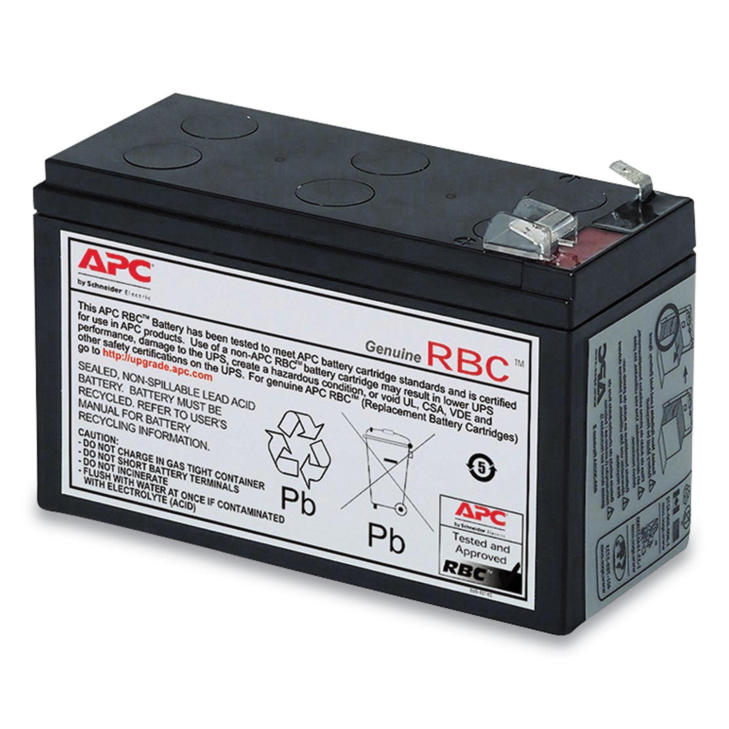 APC® Ups Replacement Battery, Cartridge #17 (rbc17)