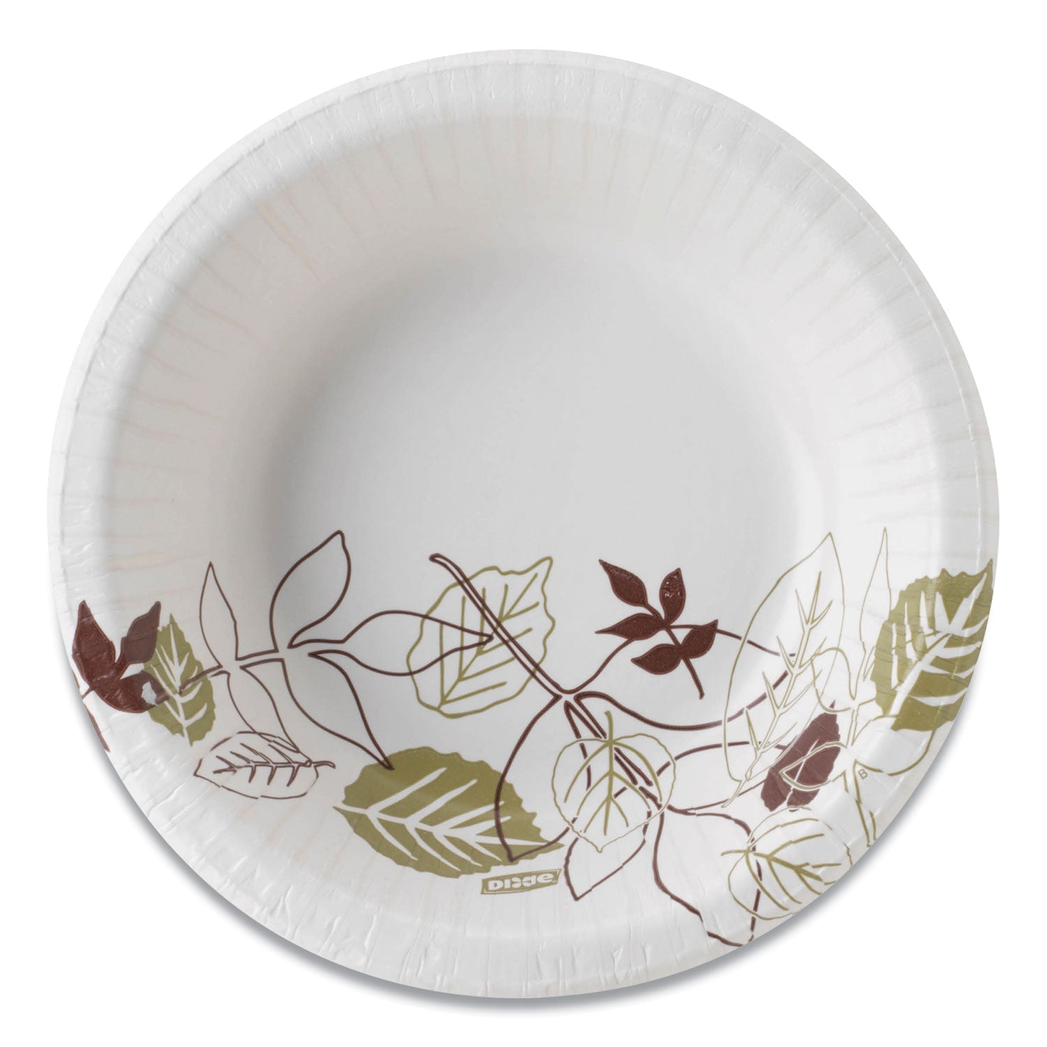 Dixie® Pathways Heavyweight Paper Bowls, 12 Oz, Green/burgundy, 1,000/carton