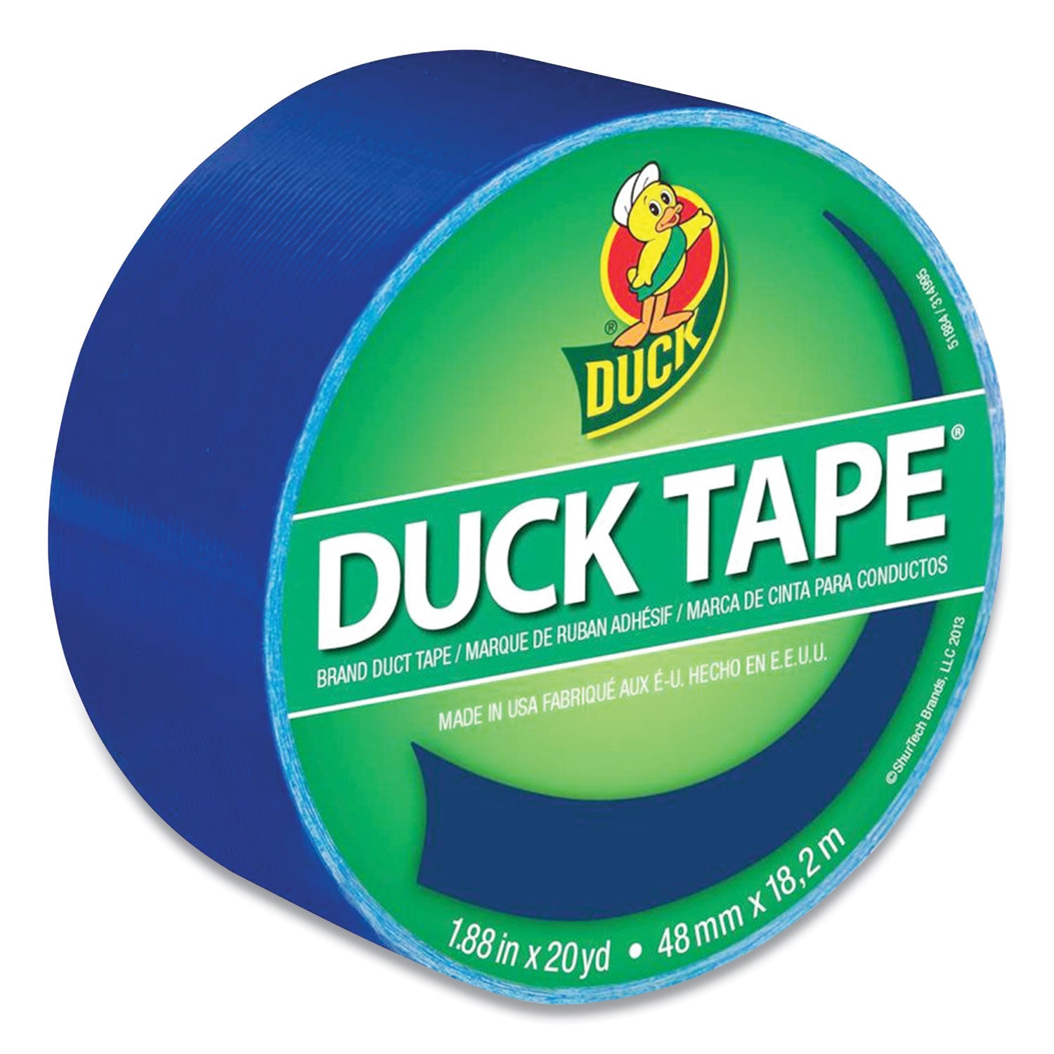 Duck® Heavy-Duty Duct Tape, 1.88" X 20 Yds, Blue