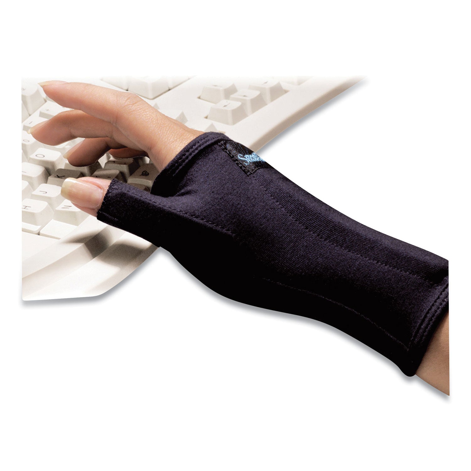 IMAK® RSI SmartGlove with Thumb Support, Medium, Fits Left Hand/Right Hand, Black