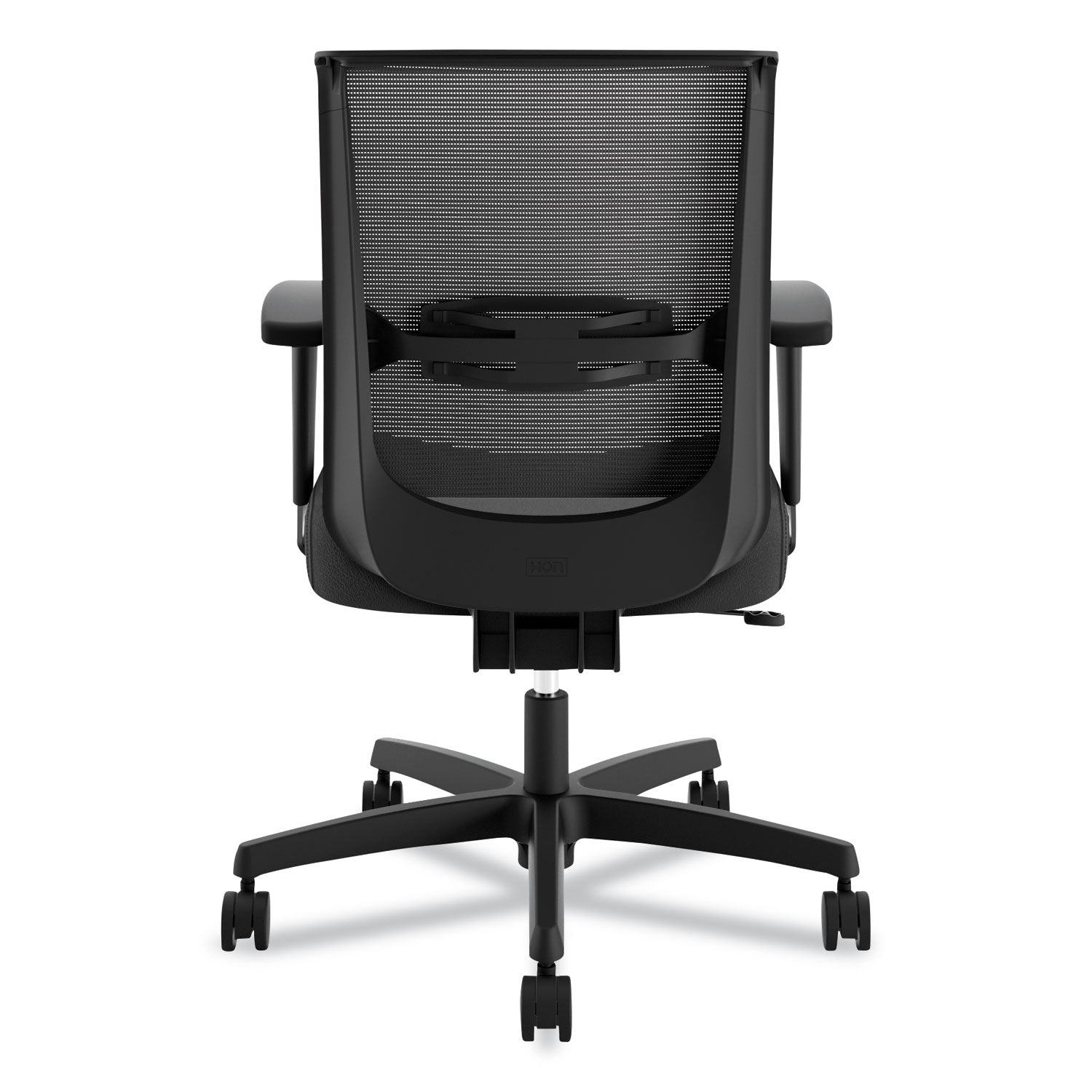 HON® Convergence Mid-Back Task Chair, Swivel-Tilt, Supports Up To 275 Lb, 15.75" To 20.13" Seat Height, Black