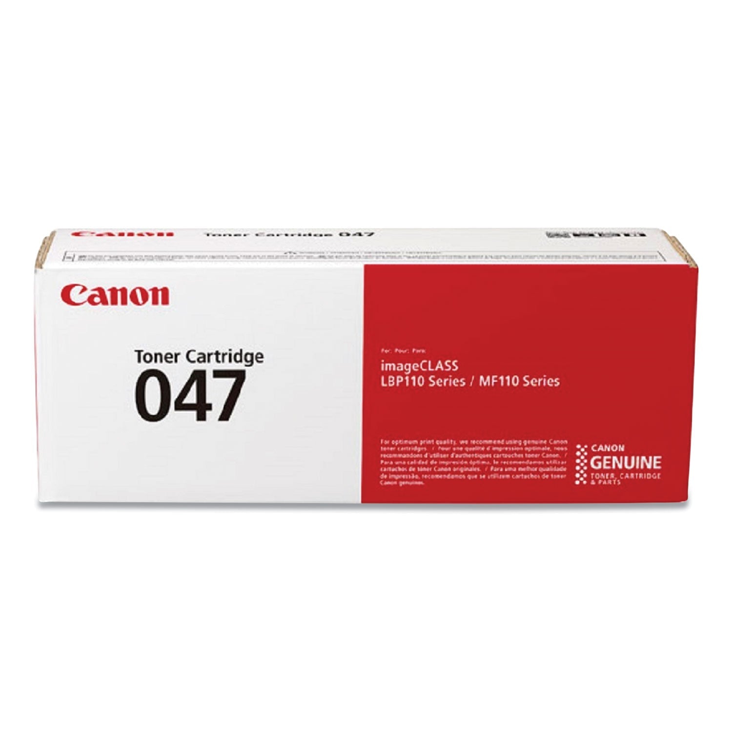 Canon® 2164c001 (047) Toner, 1,600 Page-Yield, Black