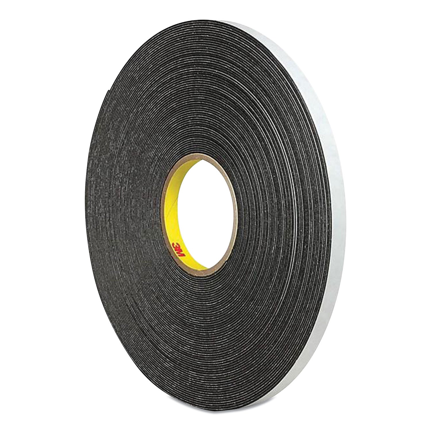 3M 4466 Double-Coated Foam Tape | 1" Black