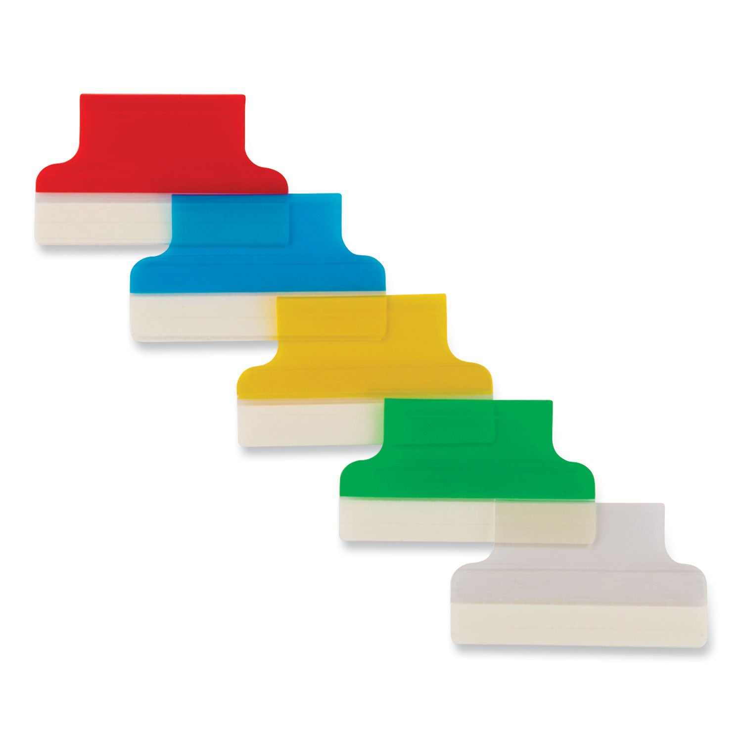 Avery® Insertable Index Tabs with Printable Inserts, 1/5-Cut, Assorted Colors, 1" Wide, 25/Pack