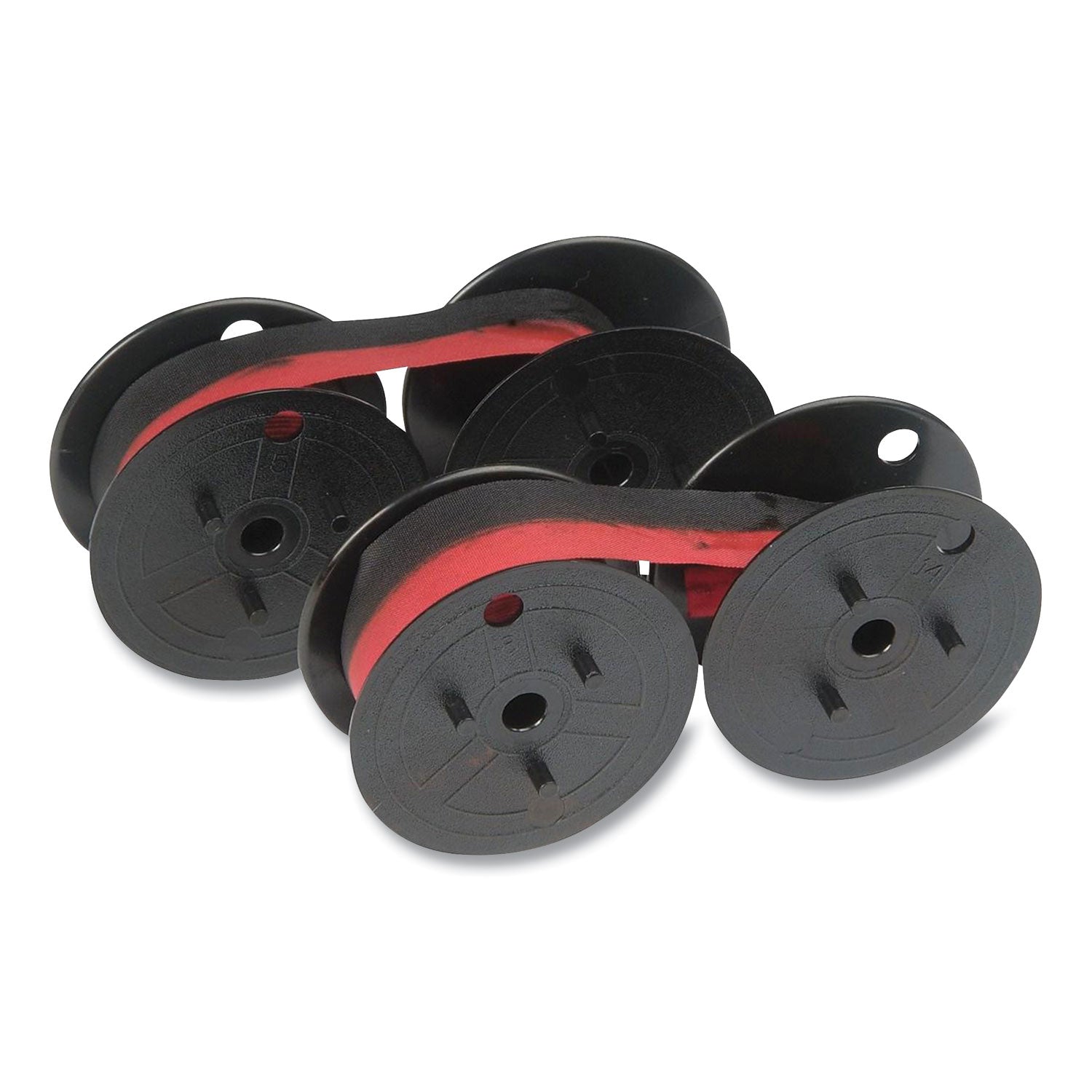 Dataproducts® R3027-2 Calculator Ribbon, Black/red, 2/pack