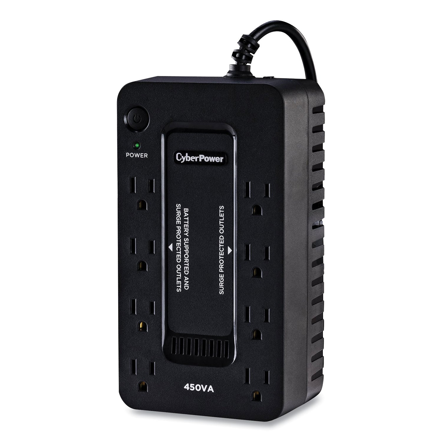 CyberPower® SE450G1 UPS Battery Backup, 8 Outlets, 450 VA, 890 J