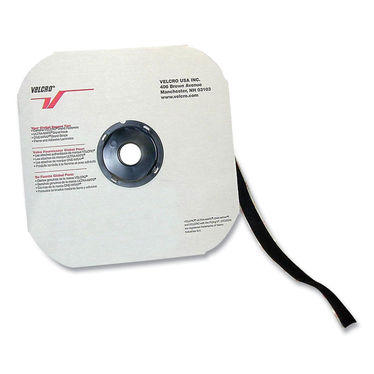 Sticky Back Loop Fastener | 0.75"x900" | Black
