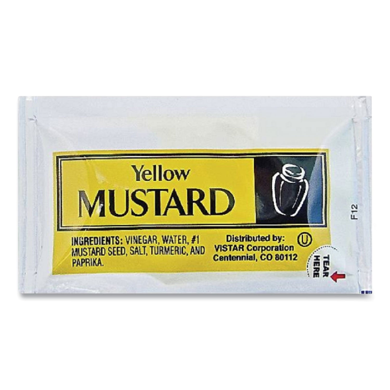 Condiment Packets | Mustard | 200/carton
