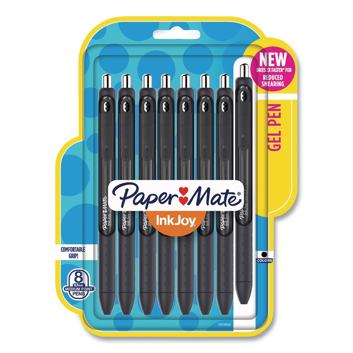 InkJoy Gel Pen | Black, Medium, 8-Pack, Paper Mate®