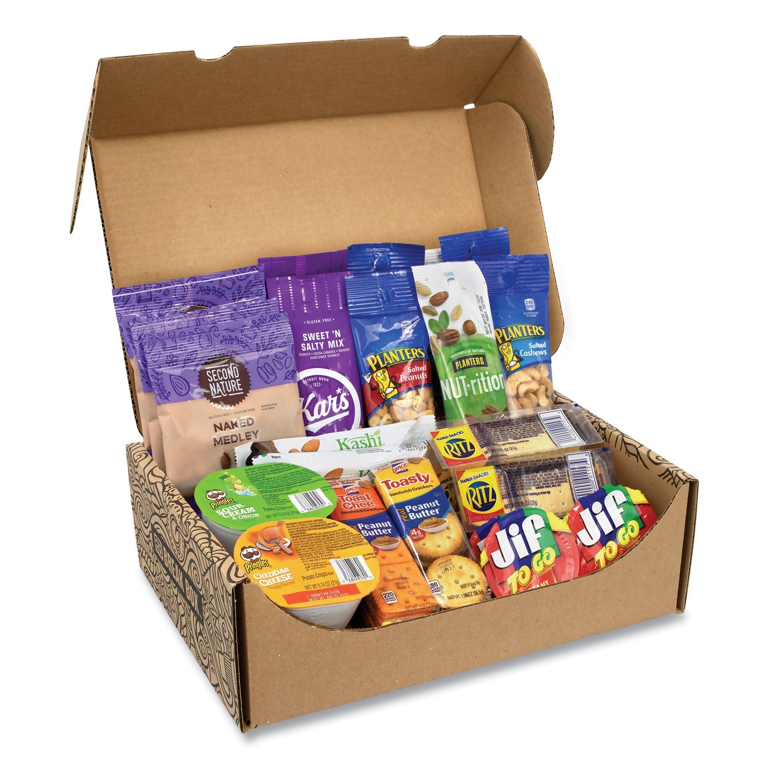 Snack Box Pros On The Go Snack Box, 27 Assorted Snacks/Box