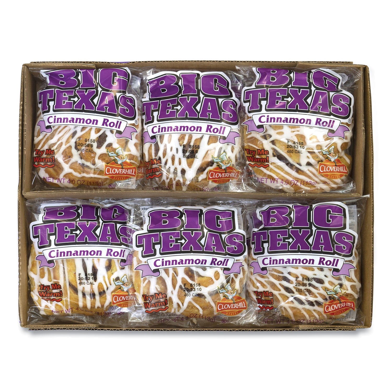 Cloverhill Big Texas Cinnamon Roll | 12-Count
