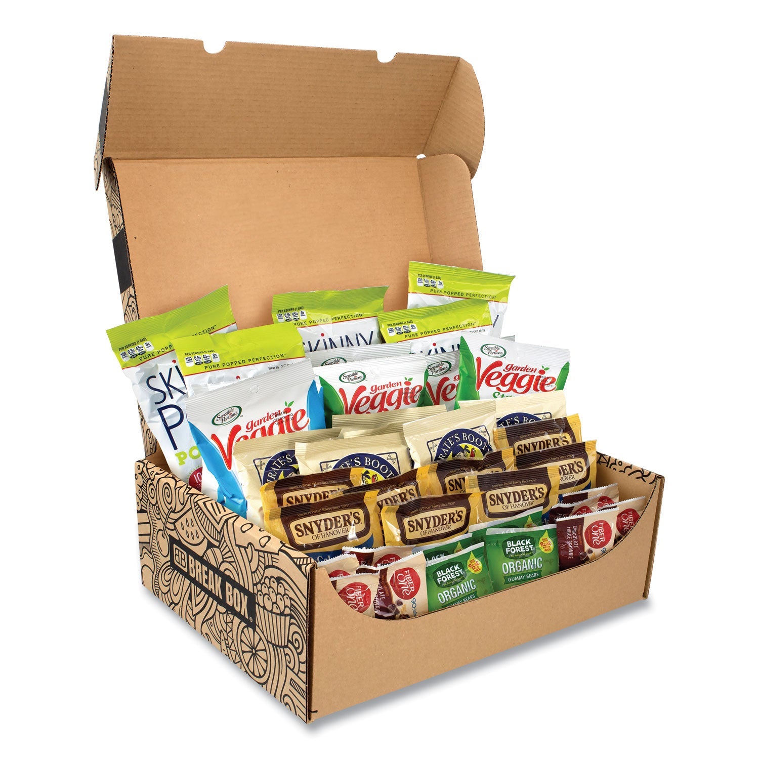 Snack Box Pros Healthy Snack Box, 37 Assorted Snacks/Box